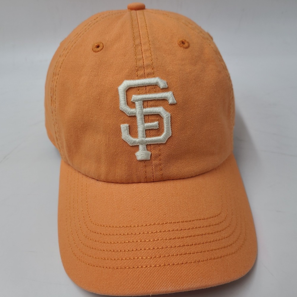 San Francisco Giants Hat Fitted XL 47 Brand Franchise The Perfect Fit Orange MLB